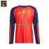 Camisola Espanha Homem Equipamento Primeiro 2026-2027 Manga Comprida